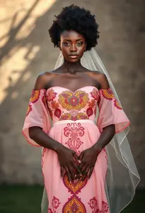 Kente Wedding Gown