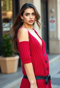 Cardi Red Dress