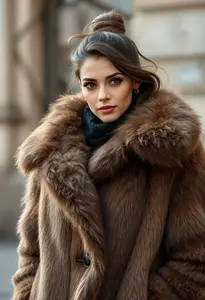 Faux Fur Festival Coat