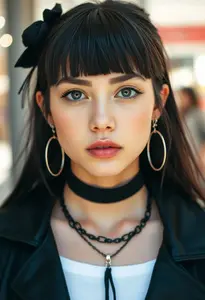 Mall Goth Look