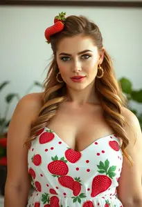 Strawberry Dress Tess Holliday