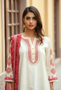 Woman Kurta Pajama Punjabi Style
