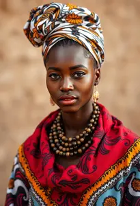 African Style Woman Ghana