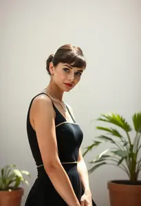 Audrey Hepburn Black Dress