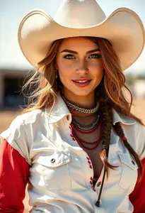 Cowgirl Outfit White
