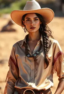 Indo Western Satin Outfit