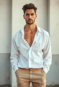 Man Low Rise Pants