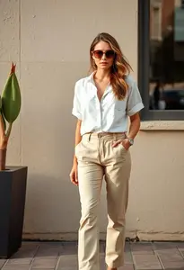 Woman Chino Pants Outfit