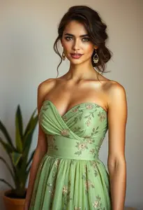 Actress Gown Look
