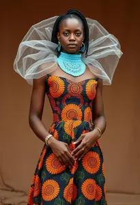 African Funeral Dress