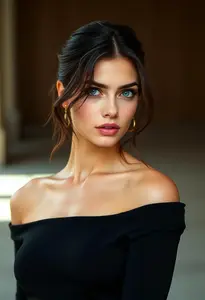 Emily Ratajkowski Black Dress
