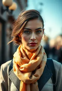French Scarf Style