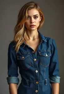 Holly Willoughby Denim Dress