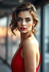 Lady Red Carpet Dress