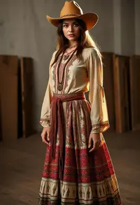Long Indo Western Dress
