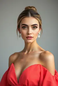 Coral Semi Formal Dress