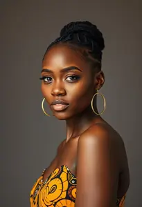 Ghana Ankara Style Woman