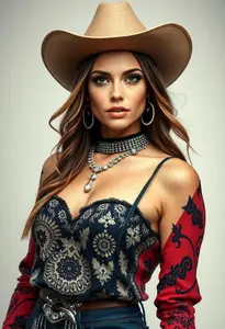 Glam Cowboy Outfit