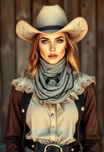 Old Western Cowboy Outfit