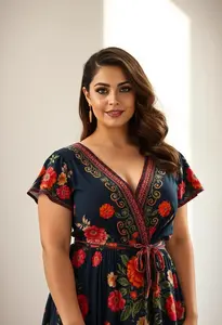 Plus Size Spanish Style Dress