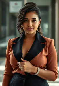 Semi Formal Outfit Chubby Woman