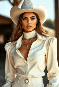 White Cowboy Boot Outfit