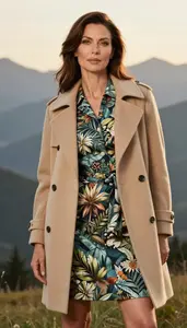 Fashion Portrait Woman In Formal Work Dress
