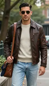 Modern Man Fisherman Sweater Portrait