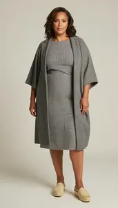 Fashion Portrait Woman In Throwback Dress