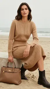 Best Cozy Knit Dress For Women Elegant