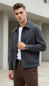 Contemporary Light Skinned Man Fashion Essential Basics Look