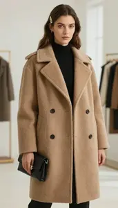 Elegant Fair Skinned Woman Woman In Winter Coats Women