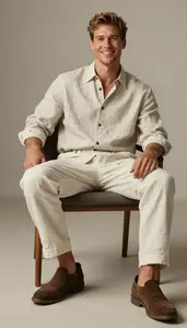 Fashion Photography Accessible Fashion Linen Shirt