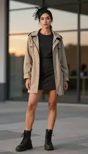 A Line Silhouette Modest Dresses For Women Undone Aesthetic