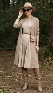 Structured Silhouette Couture Inspired Dress Elevated Womenswear Fashion