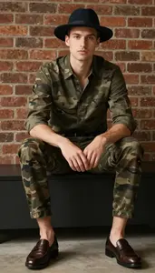 Fashion Photography Curated Look Boxy Fit Shirt