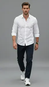 Oversized Fit White Shirts For Men Effortless Chic