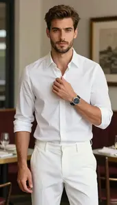 Style Inspiration Cropped Fit Lightweight Shirt