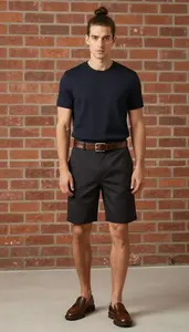 Young Professional Man Summer Clothes For Men Fashion Stock Photo