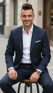 Editorial Wedding Attire For Men Mediterranean Man Man In 40s