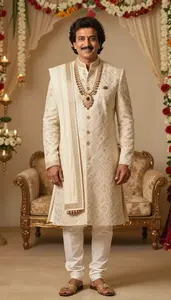 Handsome In Traditional Indian Wedding Attire