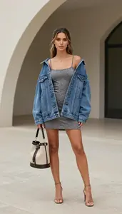 Style Inspiration Streamlined Shape Spaghetti Strap Dress