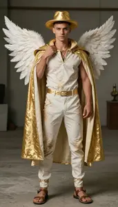 Angel Costume Women Fancy Dress Face Swap