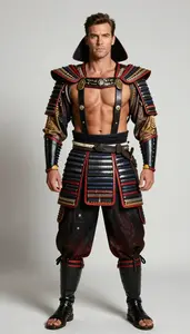 Impressive Samurai Costume Germanic Man