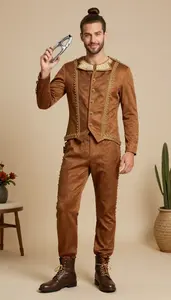Man In Late 20s Man Wearing Nut Cracker Costume