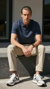 Extended Length Polo Shirt Smart Casual Trend