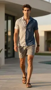 Fashion Photography Accessible Fashion Beach Wear For Men