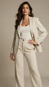 Structured Silhouette Blazer And Trousers Curated Look Fashion