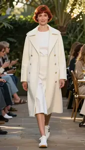 A Line Silhouette White Dresses For Women Streetwear Style