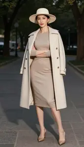 Pale Skinned Woman Woman Tonal Styling Birthday Dresses For Women